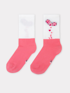 Носки Mark Formelle 217K-2694/24217K белый_лиловый_рис.2694 - фото 2