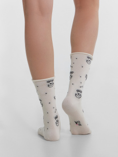 Носки Mark Formelle 245K-3057/24245K молочный_рис.3057 - фото 5