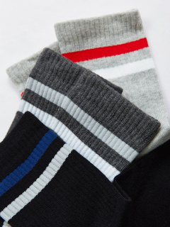 Носки Mark Formelle 247A-1519/223247A-1 св.сер.меланж_черный_т.сер.меланж_рис.1519 - фото 3