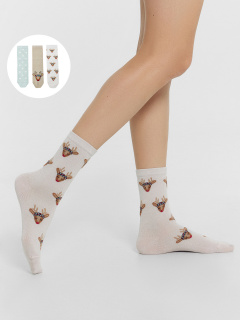 Носки Mark Formelle 273A-2609/233273A-1 капучино_св.оливка_зефирный_рис.2609 - фото 4