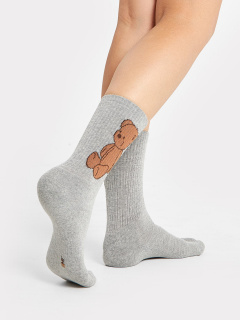 Носки Mark Formelle 287K-2551/23287K серый_меланж_рис.2551 - фото 2