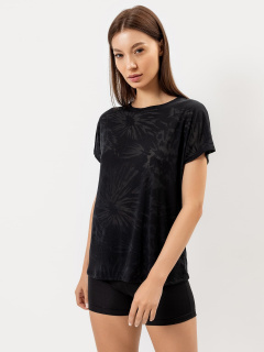 Футболка Mark Formelle 302637/22/21002П-8 разводы_на_черном - фото 1