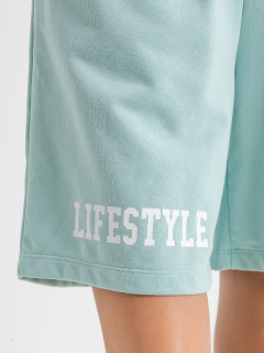 Шорты Mark Formelle 332316/22/18747П-7 мятный_печать_1_сл_на_ПР_пер_дет_1сл_на_ЛВ_пер_дет - фото 3