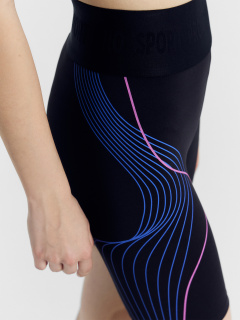 Шорты Mark Formelle 332353/24-26169П-2 черный_печать_2_сл_ПР_пер_зад_дет_1_сл_ЛВ_пер_зад_д - фото 4