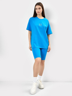 Футболка, шорты Mark Formelle 372387/22/18783П-5 синий_печать_1_сл_на_пол - фото 2