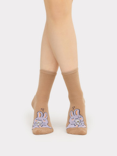 Носки Mark Formelle 392K-2539/23392K капучино_000Н_Нанесение_силикона_на_след - фото 1