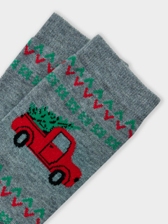 Носки Mark Formelle 394K-2959/24394K-1 серый_меланж_рис.2959 - фото 4