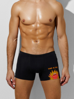 Трусы Mark Formelle 411134/24-4473П-5 черный_печать3 - фото 1