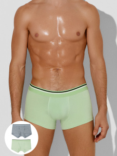 Трусы Mark Formelle 411188-2/25-5144П-5 зеленая_дымка_орнамент_на_сизом - фото 1