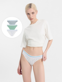 Трусы Mark Formelle 412298-3/24-18-27241Ц-5 акварельные_веточки_на_молочном - фото 1