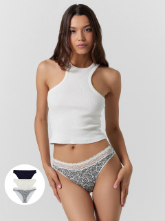 Трусы Mark Formelle 412344-3/24-55.8-27219Ц-16 веточки_на_молочном - фото 1