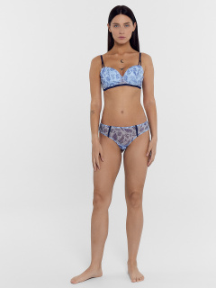 Трусы Mark Formelle 412521/24-55.55-ОБР26879Ц-16 россыпь_листиков_на_голубом_010.3Т - фото 1