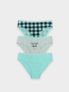 Трусы Mark Formelle 417742-3/25-18-37641П-5 горох_на_бирюзе_2_сл_2тр_на_дет_пер - фото 1