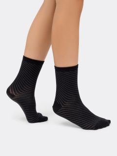 Носки Mark Formelle 430A-1491/B3-233430A-1 черный_т.сер.меланж_рис.1491 - фото 4