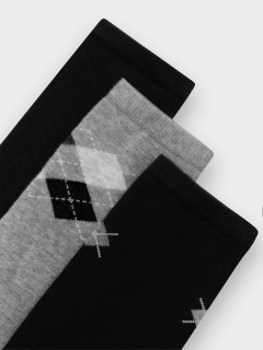 Носки Mark Formelle 430A-1491/B4-233430A-1 черный_сер.меланж_рис.1491 - фото 4