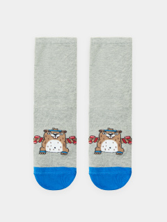 Носки Mark Formelle 430K-1347/B4-21430K-1 серый_меланж_рис.1347 - фото 1