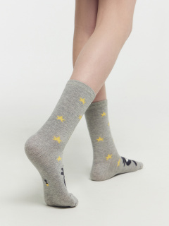 Носки Mark Formelle 430K-2705/B3-23430K-2 серый_меланж_рис.2705 - фото 4