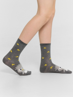 Носки Mark Formelle 430K-2705/B3-23430K-2 т.серый_меланж_рис.2705 - фото 4