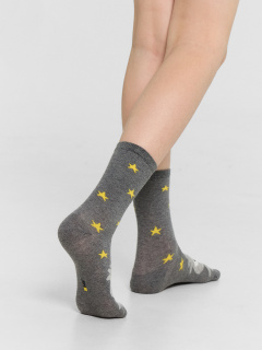 Носки Mark Formelle 430K-2705/B4-23430K-2 т.серый_меланж_рис.2705 - фото 4