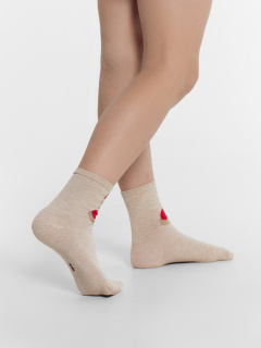 Носки Mark Formelle 430K-2776/B3-24430K бежевый_меланж_рис.2776 - фото 2