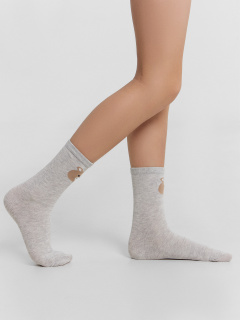 Носки Mark Formelle 430K-2885/B3-24430K-1 св.серый_меланж_рис.2885 - фото 2