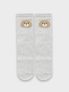 Носки Mark Formelle 430K-2885/B3-24430K-1 св.серый_меланж_рис.2885 - фото 4