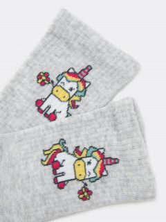 Носки Mark Formelle 444K-2380/B5-23444K св.серый_меланж_рис.2380 - фото 4