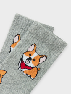 Носки Mark Formelle 444K-2823/B4-24444K-1 серый_меланж_рис.2823 - фото 4