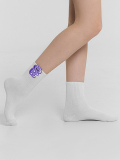 Носки Mark Formelle 444K-2845/B4-24444K белый_рис.2845 - фото 1