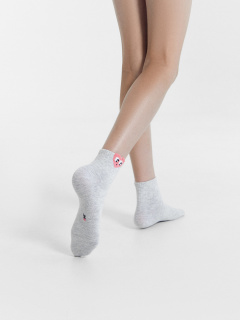 Носки Mark Formelle 452K-2773/B3-24452K св.серый_меланж_рис.2773 - фото 4