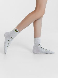 Носки Mark Formelle 452K-2782/B4-24452K-1 св.серый_меланж_рис.2782 - фото 1