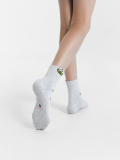 Носки Mark Formelle 452K-2782/B4-24452K-1 св.серый_меланж_рис.2782 - фото 2