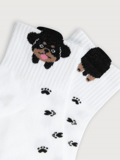 Носки Mark Formelle 452K-2783/B5-24452K белый_рис.2783 - фото 2