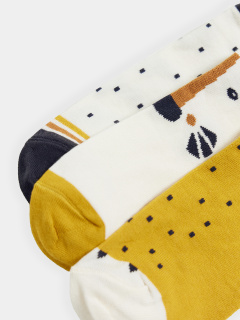 Носки Mark Formelle 453A-1957/B4-223453A молочный_горчичный_рис.1957 - фото 3