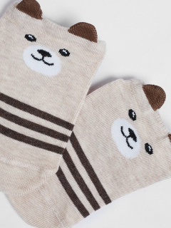 Носки Mark Formelle 453K-1654/B4-22453K бежевый_меланж_рис.1654 - фото 4