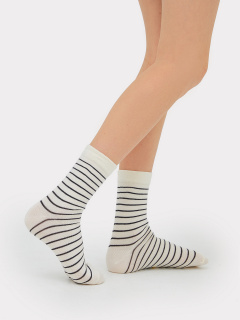 Носки Mark Formelle 461K-2450/B3-23461K молочный_рис.2450 - фото 1