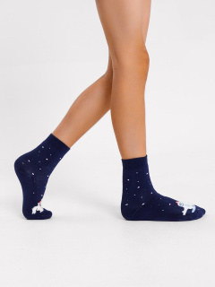 Носки Mark Formelle 500K-1824/B4-22500K-1 т.синий_рис.1824 - фото 1