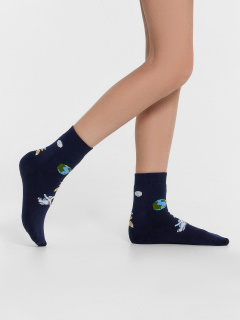 Носки Mark Formelle 500K-2471/B4-23500K т.синий_рис.2471 - фото 1