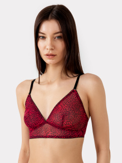 Бюстгальтер Mark Formelle 512421/24-ОБР27335Ц-10 абстракция_на_красном_010.2_Сублимация_полотна - фото 1