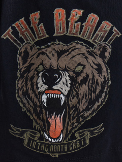 Шорты Mark Formelle 531027/25-5004ПП-0 черный_печать_Печать - фото 3