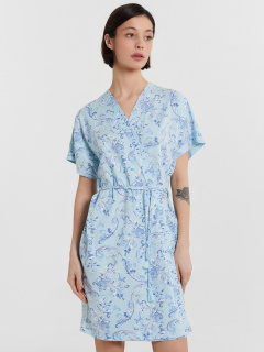 Халат Mark Formelle 552259/1/24-32244ПП-5 узоры_на_голубом - фото 1