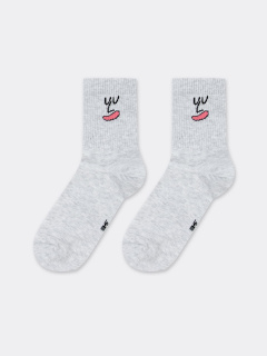 Носки Mark Formelle 556U-1633/22556U св.серый_меланж_рис.1633 - фото 1