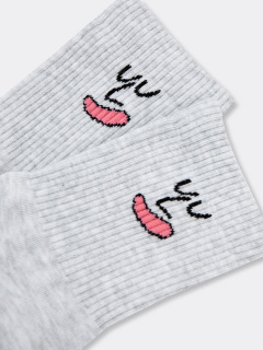 Носки Mark Formelle 556U-1633/22556U св.серый_меланж_рис.1633 - фото 2