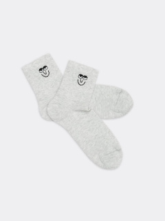 Носки Mark Formelle 556U-1638/22556U св.серый_меланж_рис.1638 - фото 1