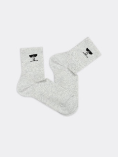 Носки Mark Formelle 556U-1639/22556U св.серый_меланж_рис.1639 - фото 1