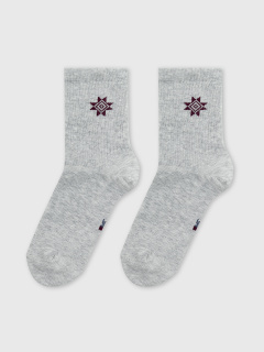 Носки Mark Formelle 559U-2810/24559U св.серый_меланж_рис.2810 - фото 1