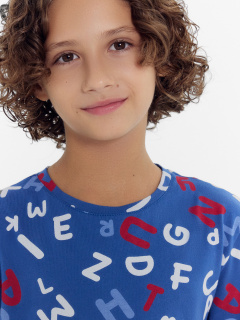 Футболка, шорты Mark Formelle 563322-1/24-ОБР31599ПП-0 буквы_на_синем_БРАК_ПОЛОТНА_014_Стирка - фото 5