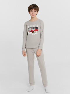 Брюки, джемпер Mark Formelle 563326/24-34456ПП-2 серый_печать_Печать - фото 2