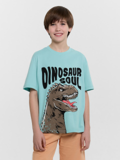 Футболка, шорты Mark Formelle 563327/24-30790ПП-0 морские_блики_персик_печать_3_сл_на_пол - фото 1