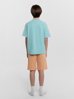 Футболка Mark Formelle 563327/24-30791ПП-0 морские_блики_персик_печать_3_сл_на_пол - фото 3